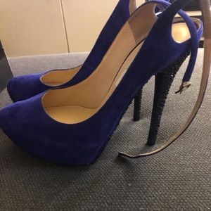 Jimmy choo blue tame shoes